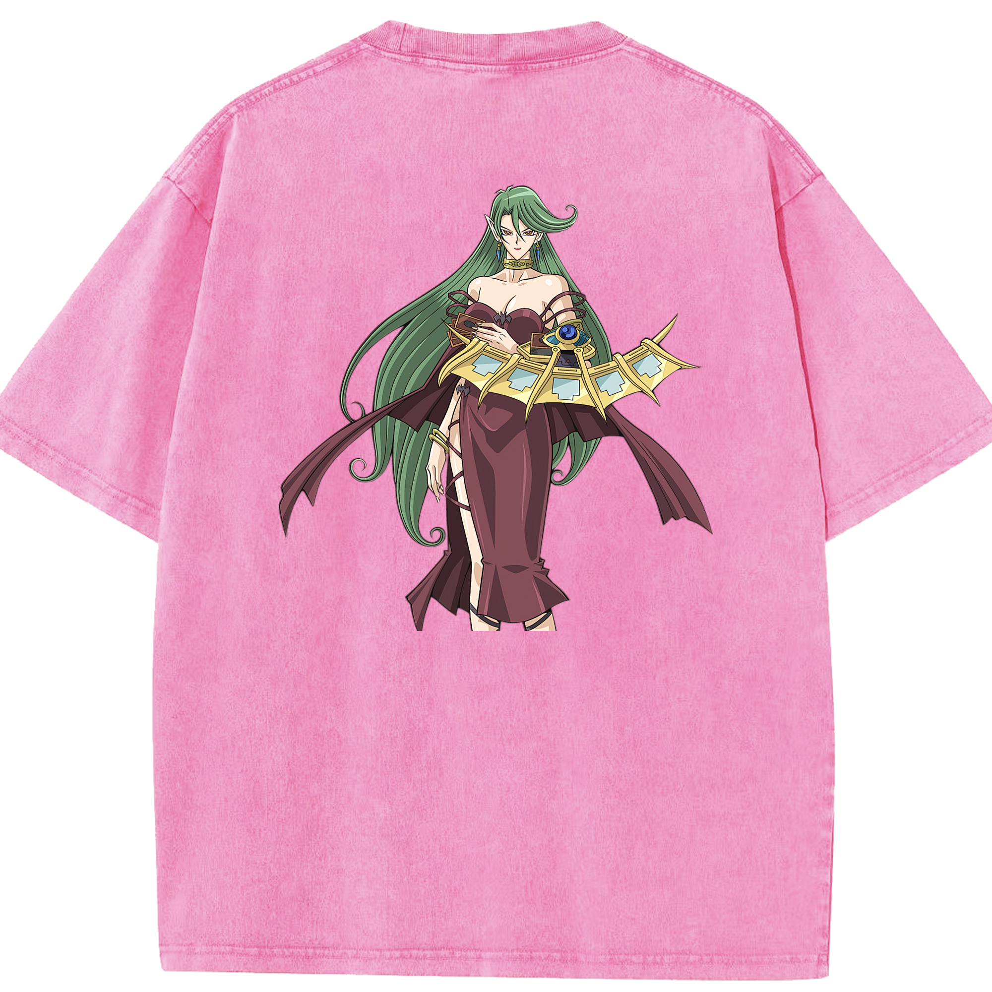 （画像用） 遊☆戯☆王 Yu-Gi-Oh! 綿100% ヴィンテージ風 半袖Tシャツ（背面プリント）